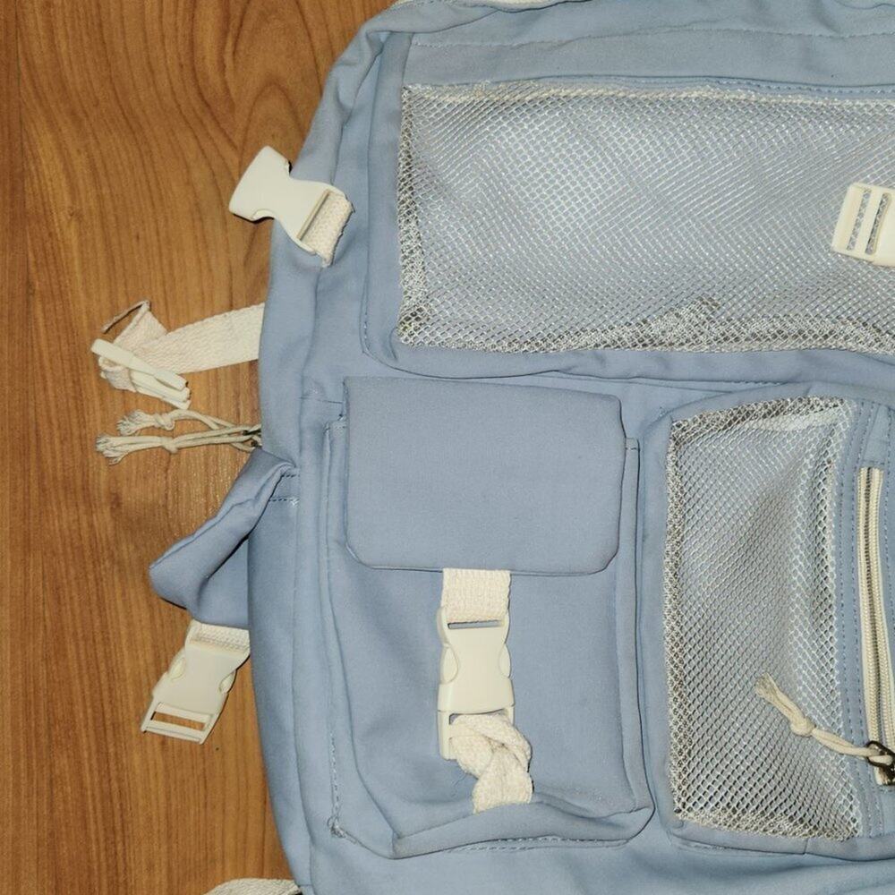 Baby Blue Standard Size Backpack FUC - Picture 4 of 9